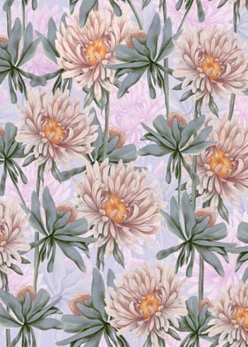 Aster Flower Pattern 03