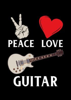 Peace Love Guitar Music