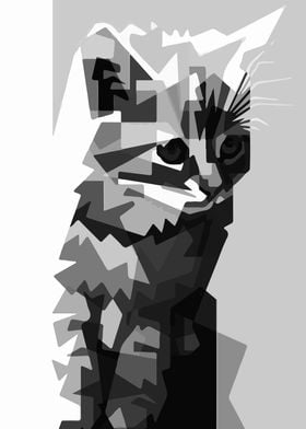 cat in pop art 