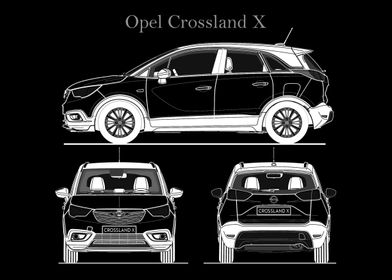 Opel Crossland X 2017 Blue