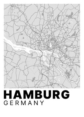 Hamburg City Map