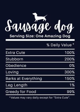 Sausage Dog Nutrition 