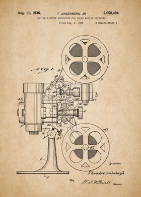  Film Projector Patent