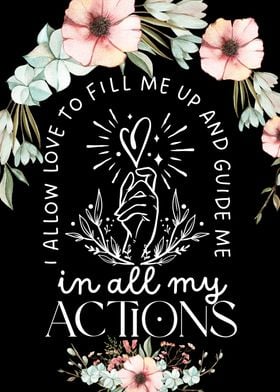 Love and actions