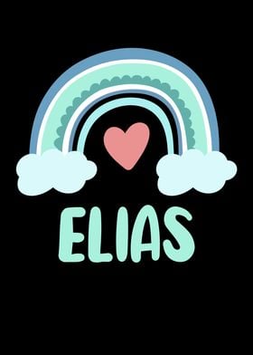 Elias Name Rainbow Baby