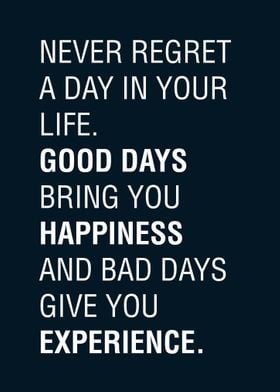 Good Day and Happiness