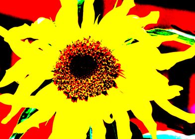 Just a Sunflower Painting