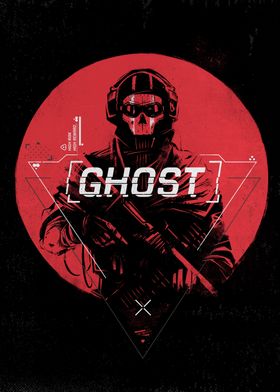 Call of Duty: Modern Warfare 2 - Ghost Tarot Card Wall Poster