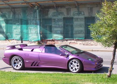 Lamborghini purple