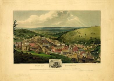 View of Pottsville 1833