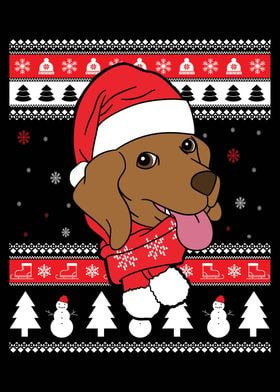 Vizsla Ugly Christmas 