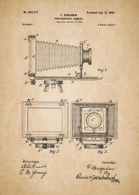 Vintage Camera Patent