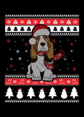 Basset Hound Christmas