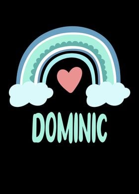 Dominic Name Rainbow Baby