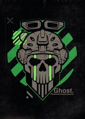 Ghost Mask green