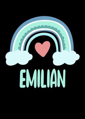 Emilian Name Rainbow Baby