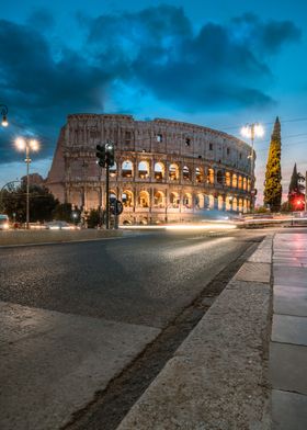 Colosseum at night Rome