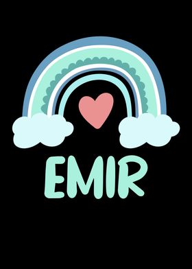 Emir Name Rainbow Baby