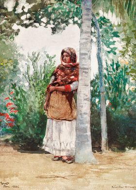 Under a Palm Tree 1886 