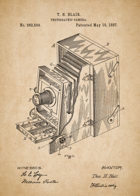 Vintage Camera Patent