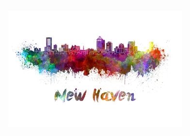 New haven skyline