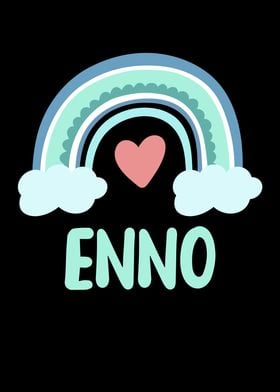 Enno Name Rainbow Baby