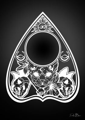 SpiritBoard planchette cat