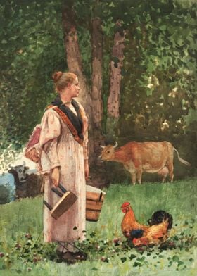 The Milk Maid 1878 