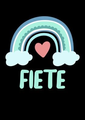 Fiete Name Rainbow Baby