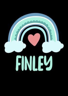 Finley Name Rainbow Baby