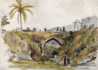 Bridge at Caracas 1854 