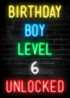 BIRTHDAY BOY LEVEL 6