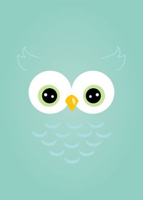 owl cute face