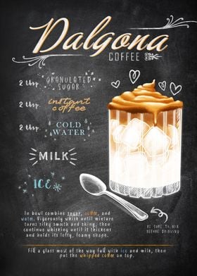 Dalgona coffee 
