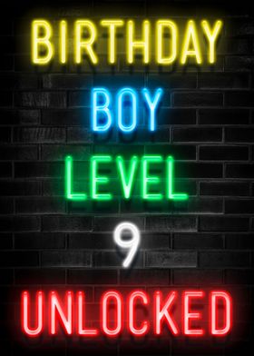 BIRTHDAY BOY LEVEL 9