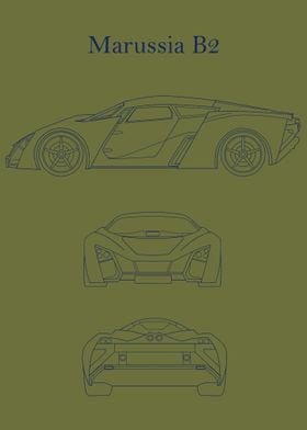 Marussia B2 Blueprint 2010