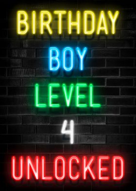 BIRTHDAY BOY LEVEL 4