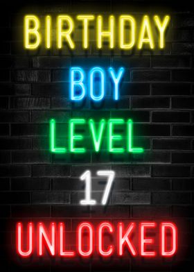 BIRTHDAY BOY LEVEL 17