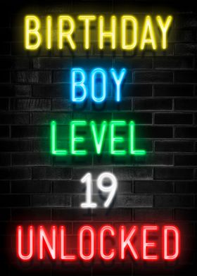 BIRTHDAY BOY LEVEL 19