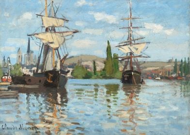 Ships Riding on the Seine 