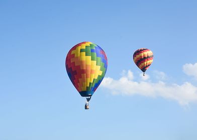 Hot Air Balloon Pair