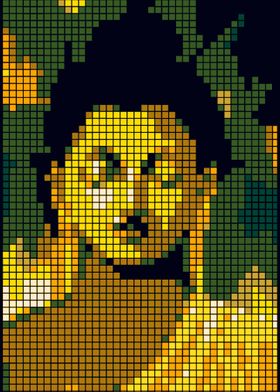 Buddha pixel art
