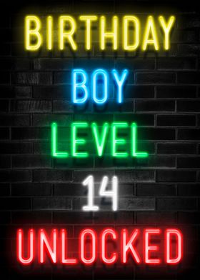 BIRTHDAY BOY LEVEL 14