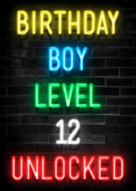 BIRTHDAY BOY LEVEL 12