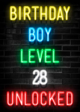 BIRTHDAY BOY LEVEL 28