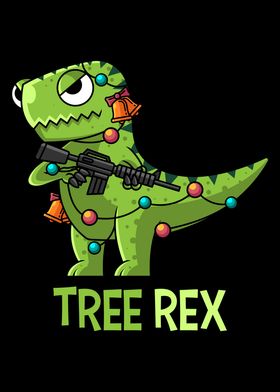 TRex Ugly Christmas Army