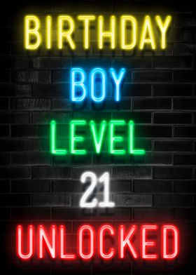 BIRTHDAY BOY LEVEL 21