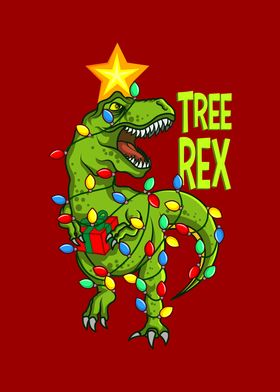 TRex Ugly Christmas Tree