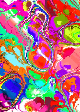 Psychedelic Marble Paint