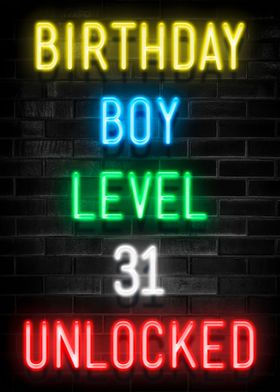 BIRTHDAY BOY LEVEL 31